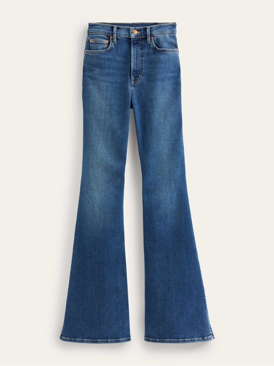 Boden Denim - Boden Women's High-Rise Split Flare Jeans 28x32